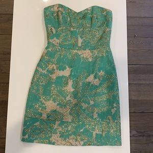 Milly strapless dress in size 2